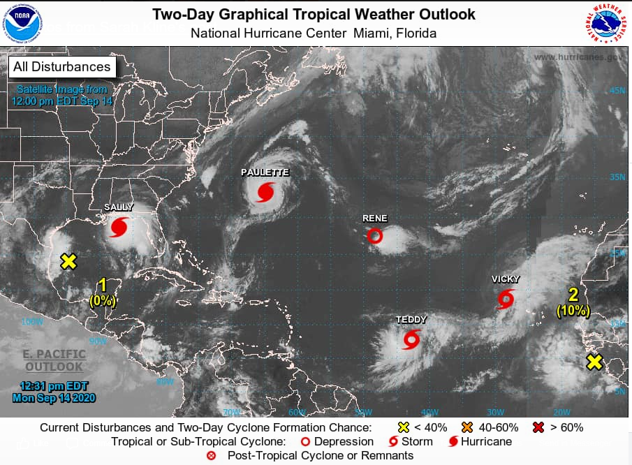 hurricane map