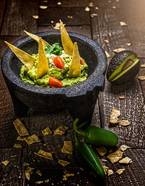 bowl of guacamole